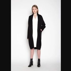 Oak + Fort black sweater coat jacket
